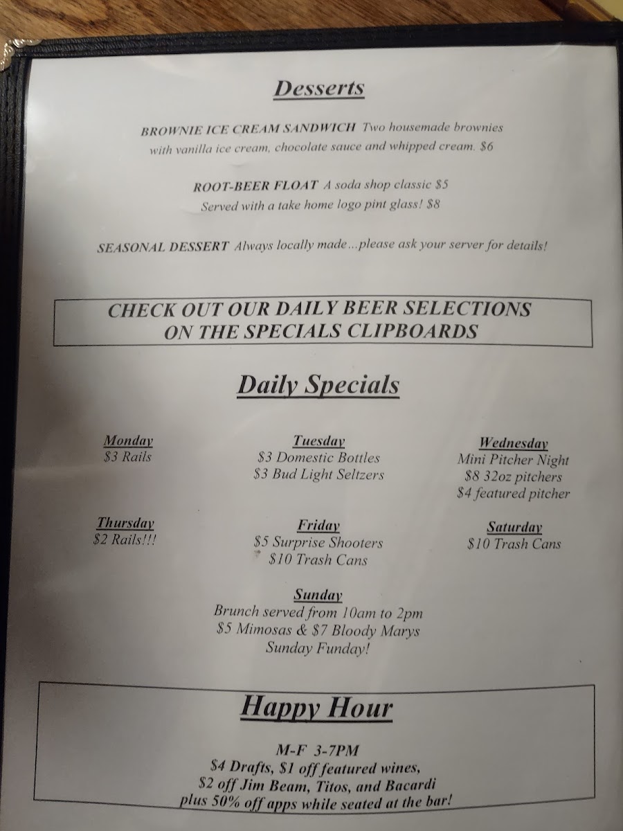 The Virginian Menu - Image 5